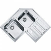 Franke STX 621-E Sağ Damlalıklı Tezgah Üstü Köşe Inox Çelik Evye